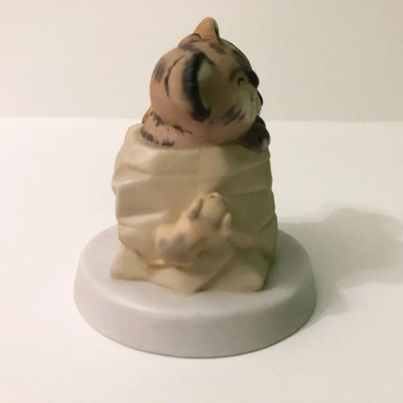 Vintage Sunny Animals By Heartline  Koala Tiger Mouse Figurine In Sack - Picture 4 of 12